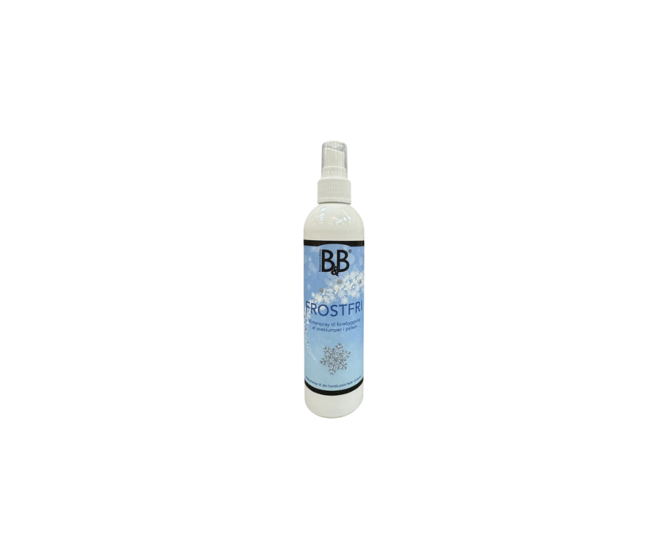 B&B Frostfri Vinterspray 200 ml – Beskytter mod sne, is og statisk pels