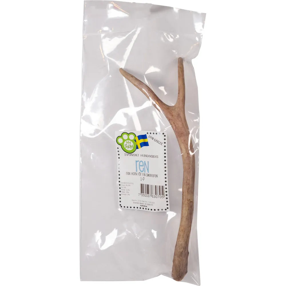 My Treat Renhorn – naturlig tyggeglæde fra den svenske vildmark