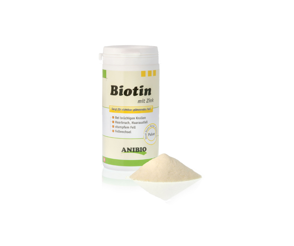 Anibio Biotin med Zink – Naturligt tilskud til pels og hud