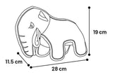 Pudo Elefant Grå – hundelegetøj med piv og ekstra holdbart stof