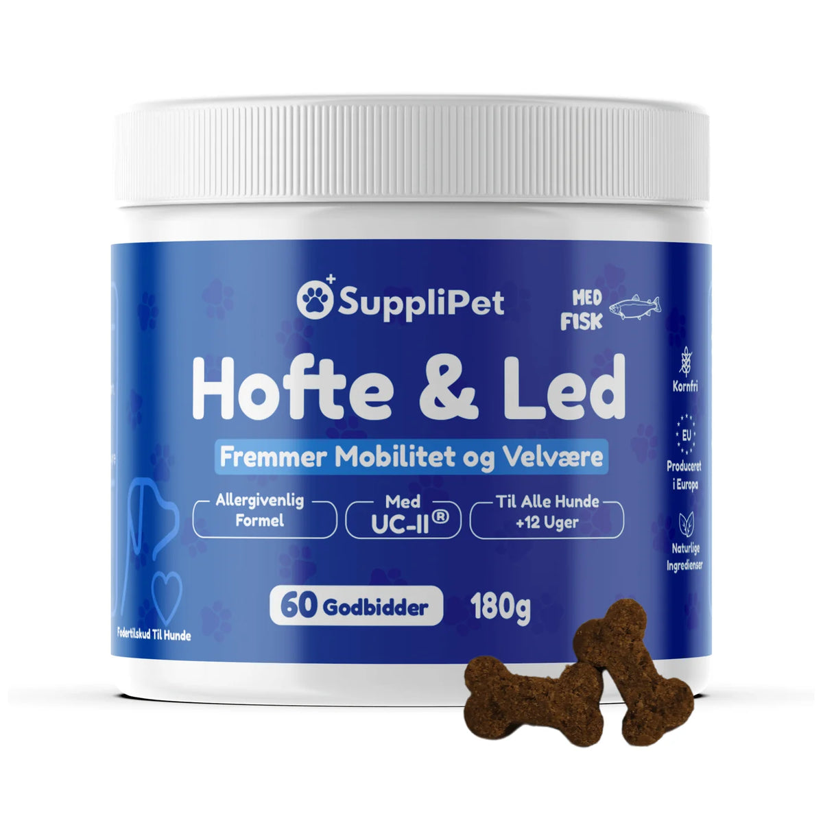 SuppliPet Hofte & Led – daglige godbidder til mobilitet, hofter & led