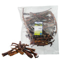 Whesco Nature Oksehalespidser 12–40 cm – naturlige tyggeben til hunde, 1 kg