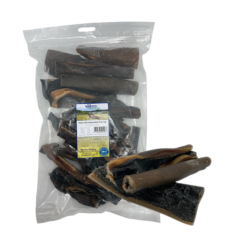 Whesco Oksehovedhud Mørk 1 kg – vælg 15 eller 25 cm