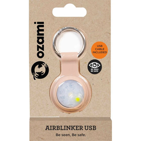Ozami Airblinker 4 × 2 × 1,8 cm – genopladeligt lys til hund