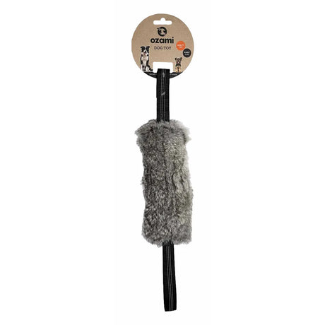 Ozami Rabbitskin Tugger 58 cm – trækkelegetøj med kaninskind