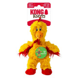 KONG Knots Chicken S – blød hundebamse med reb og dobbelt piv