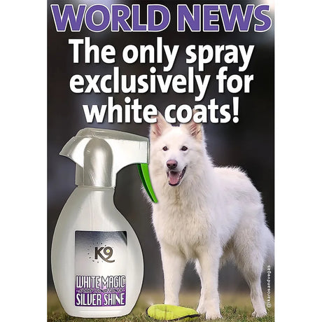 K9 White Magic Spray Conditioner 250 ml – spraybalsam til hvid pels