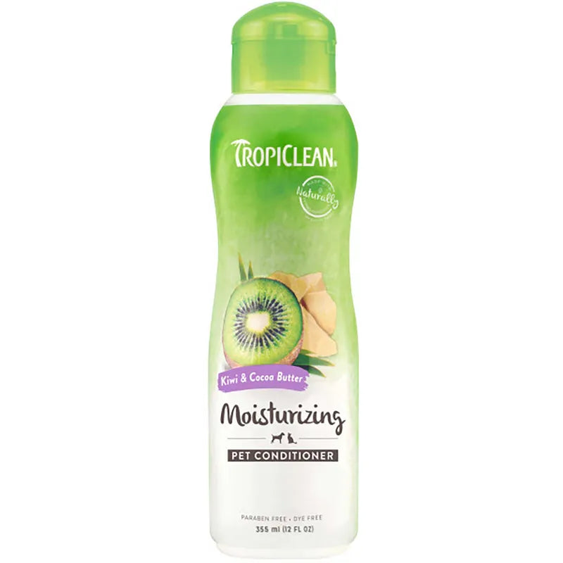 TropiClean Papaya & Coconut Shampoo og Kiwi & Cocoa Butter Conditioner 355 ml