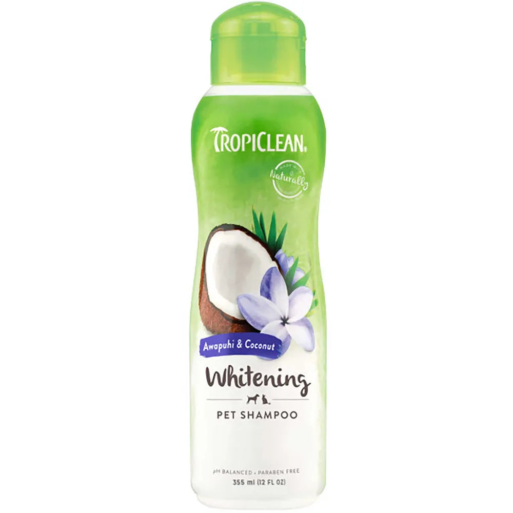 TropiClean Awapuhi & Coconut Shampoo 355 ml – til hvid og flerfarvet pels