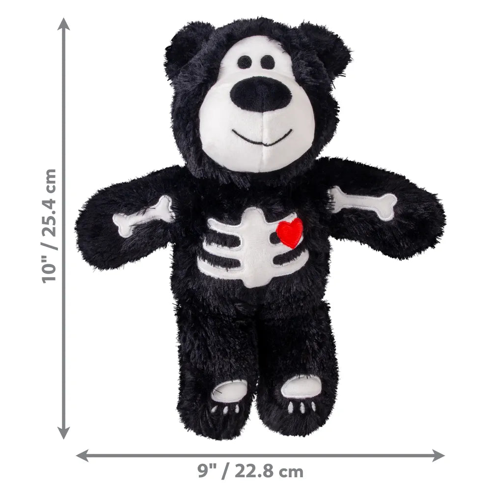 KONG Halloween Wild Knots Skeleton Bear M/L – bamse med reb og piv