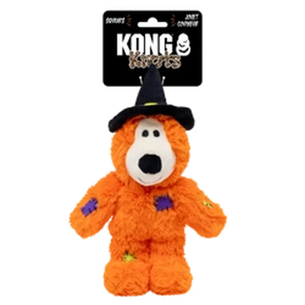 KONG Halloween Wild Knots Witch Bear – heksebjørn med knudereb og piv