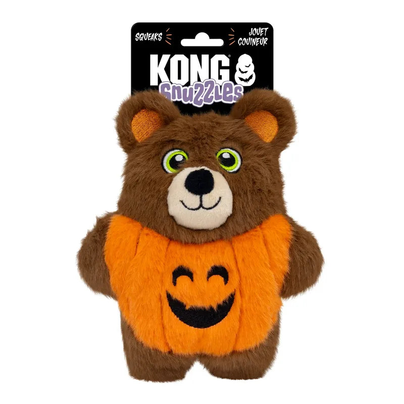 KONG Halloween Snuzzles Bat & Bear M – blødt hundelegetøj med piv