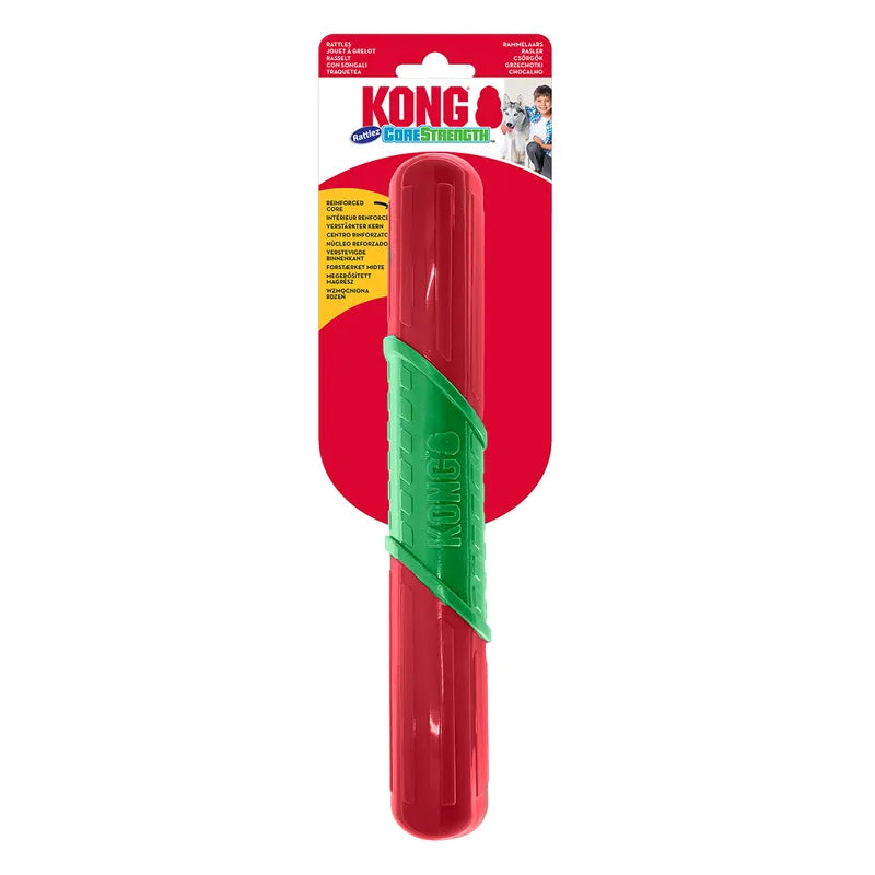 KONG Holiday CoreStrength Rattlez Stick L – Julelegetøj til hunde