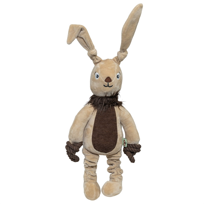 Danish Wildlife Hare Hanne – hundebamse med knitreører og elastiske ben