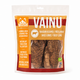 MUSH VAINU oksekallun og okselunge – 100 % naturlige tørrede snacks af okse