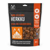 MUSH Minisnacks – naturlige godbidder af kød med 4 smagsvarianter