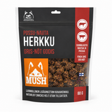 MUSH Minisnacks – naturlige godbidder af kød med 4 smagsvarianter