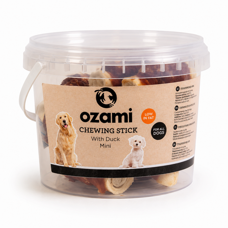 Ozami tyggepinde 6 cm – vælg mellem kylling, and eller lam (300 g)