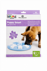 Nina Ottosson Puppy Smart Blue – aktiveringslegetøj til hund Level 1
