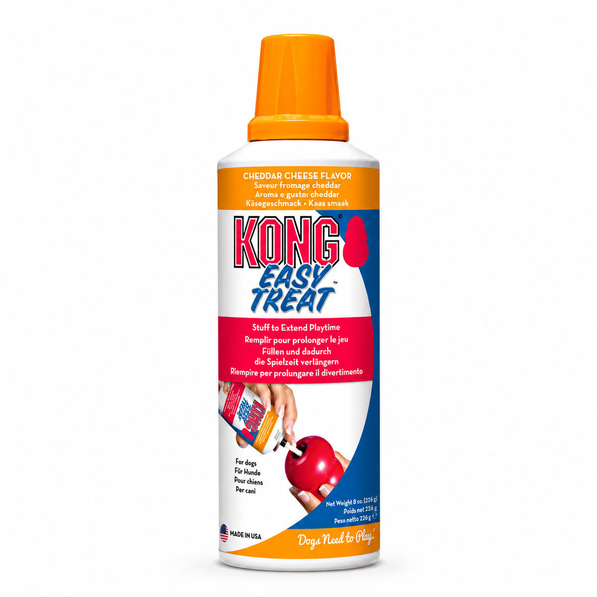 KONG Easy Treat – Smagsfuldt fyld til aktiveringslegetøj (Lever, Cheddar & Peanut Butter)