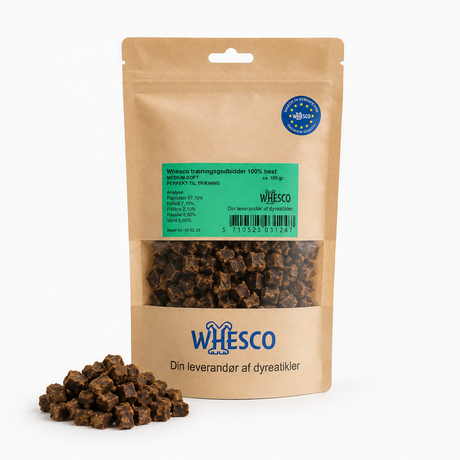 Whesco Nature Træningsgodbidder Medium-Soft – Naturlige godbidder med masser af smag