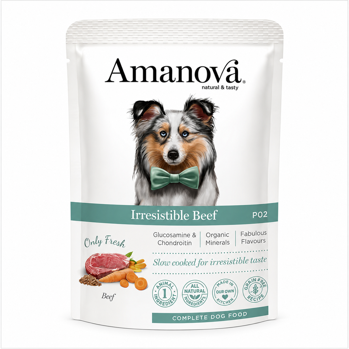 Amanova Kornfrit Vådfoder – vælg din hunds favorit og spar 15 % ved køb af 4