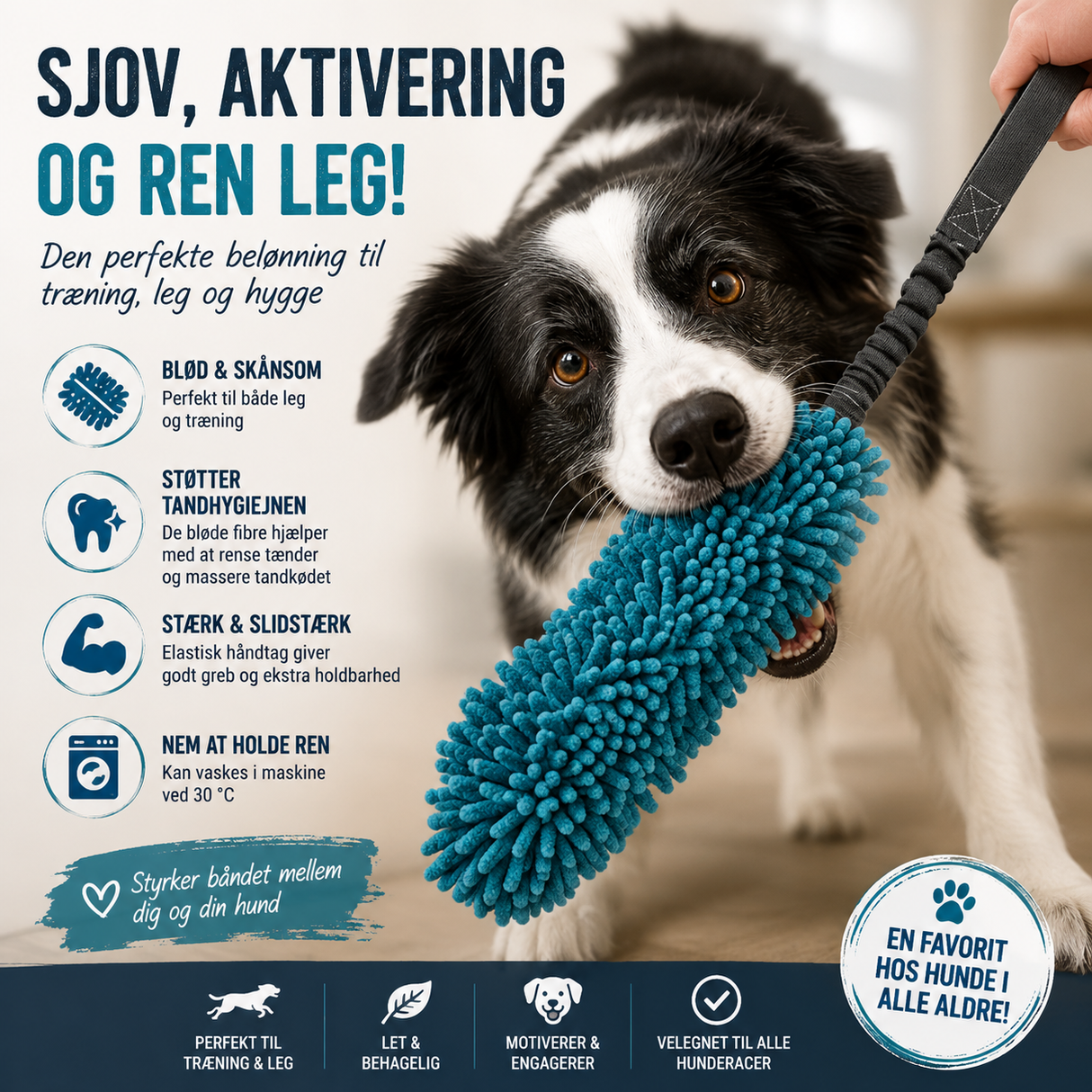 AFP Play-n-Tug – træningslegetøj til aktiv leg, træk og agility