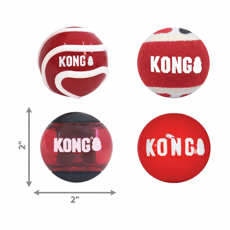 KONG Signature Balls Mix – Vælg Small, Medium eller Large