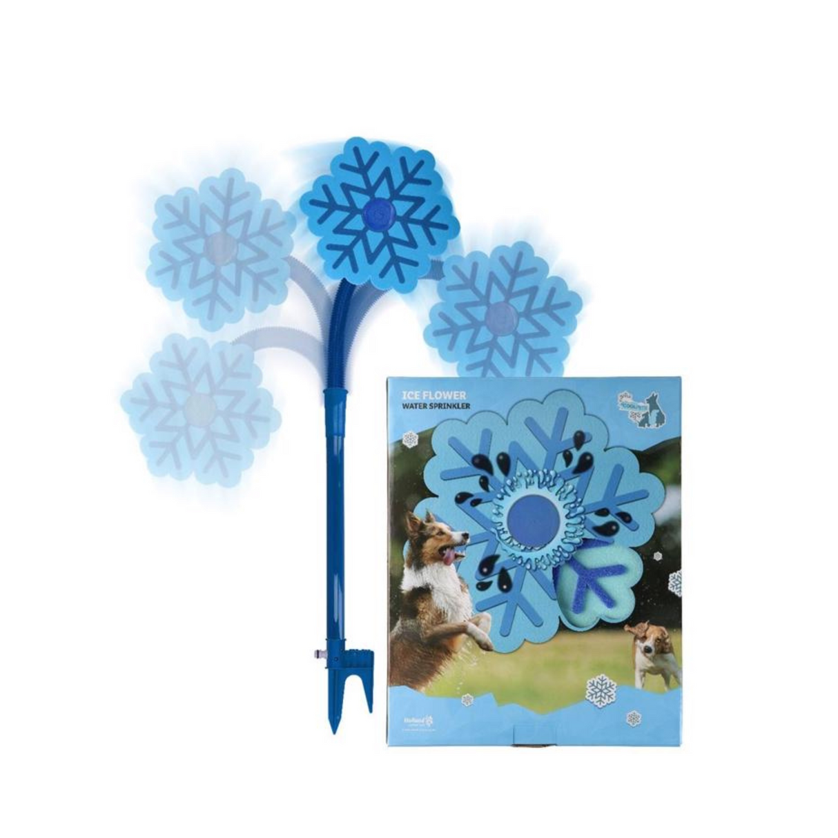 CoolPets Ice Flower Sprinkler – Sjov og kølig sommerleg for hunden