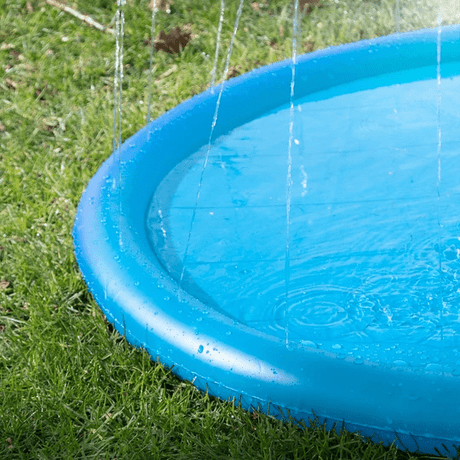 CoolPets Splash Sprinkler Pad 100cm – Sjov og kølende leg for vandglade hunde