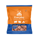 MUSH Everyday Blue – BARF fuldfoder med okse, kalkun og laks | 800 g, 3 kg og 9 kg