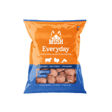 MUSH Everyday Blue – BARF fuldfoder med okse, kalkun og laks | 800 g, 3 kg og 9 kg