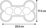 LICK PAD YUMMEE Silicone Bone – slikkemåtte med sugekopper i 3 størrelser