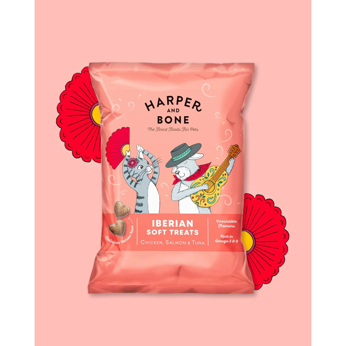 Harper & Bone Iberico Softies 90 g – bløde godbidder i 4 varianter