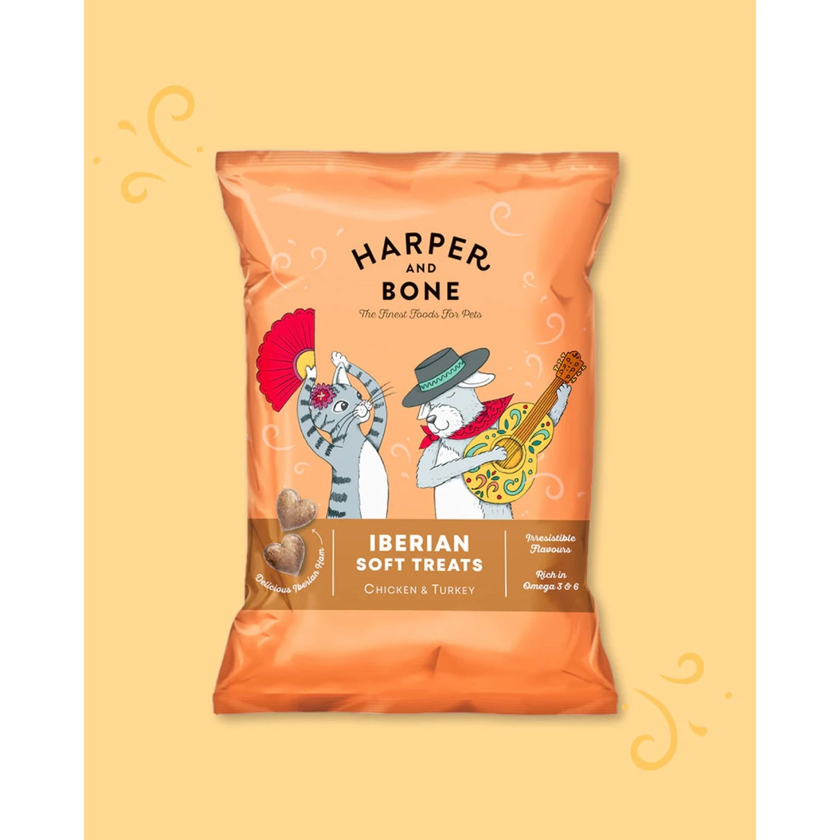 Harper & Bone Iberico Softies 90 g – bløde godbidder i 4 varianter