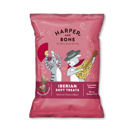 Harper & Bone Iberico Softies 90 g – bløde godbidder i 4 varianter