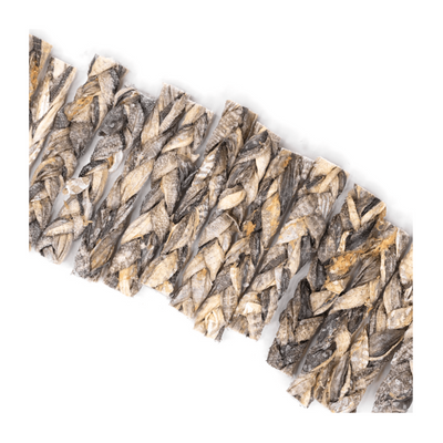 Snack'it Torskeskind - Snoet & Flettet – Sprøde og naturlige fiskesnacks