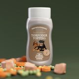 AVLSKOVGAARD Tørfoder-topping – Naturlig foder topping til kræsne hunde (Okse, Kylling og Lam)