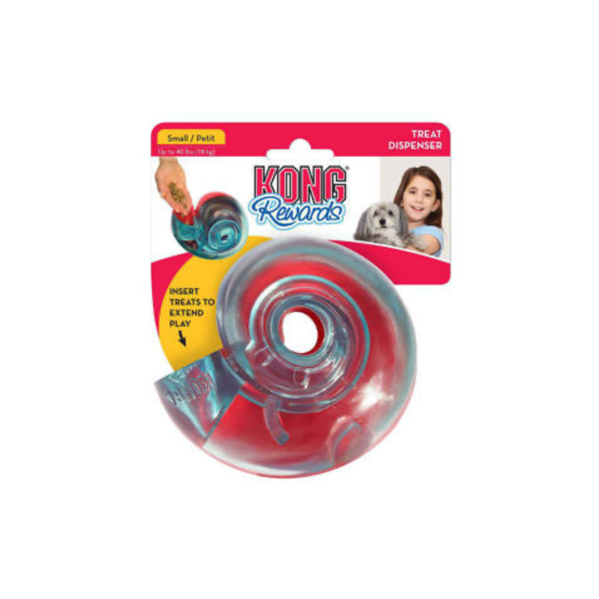 KONG Reward Shell – Mental aktivering og foderleg til hunde (Str. S)