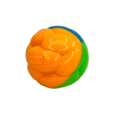 KONG Twistz High-Viz Ball – synlig, hoppende og holdbar bold til udendørs leg (str. L)