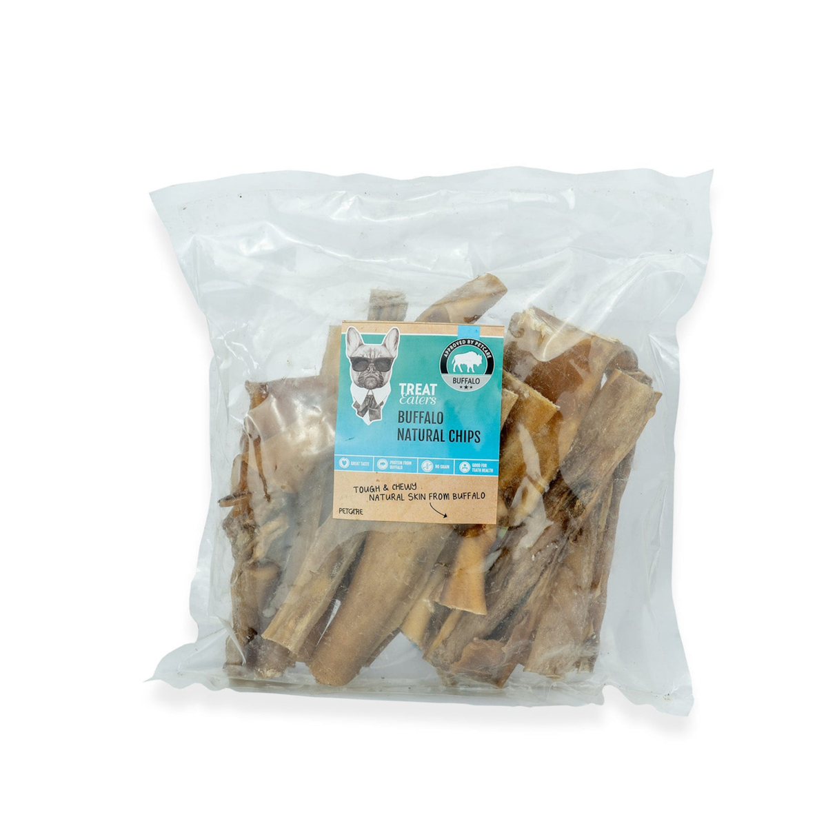 Treateaters Buffalo Chips Natural 900 g – 100 % naturlig tyggeglæde