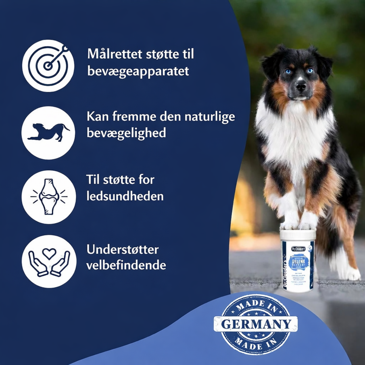 Dr.Clauder’s Joint Pellets 675 g – Naturlig ledstøtte til aktive og store hunde