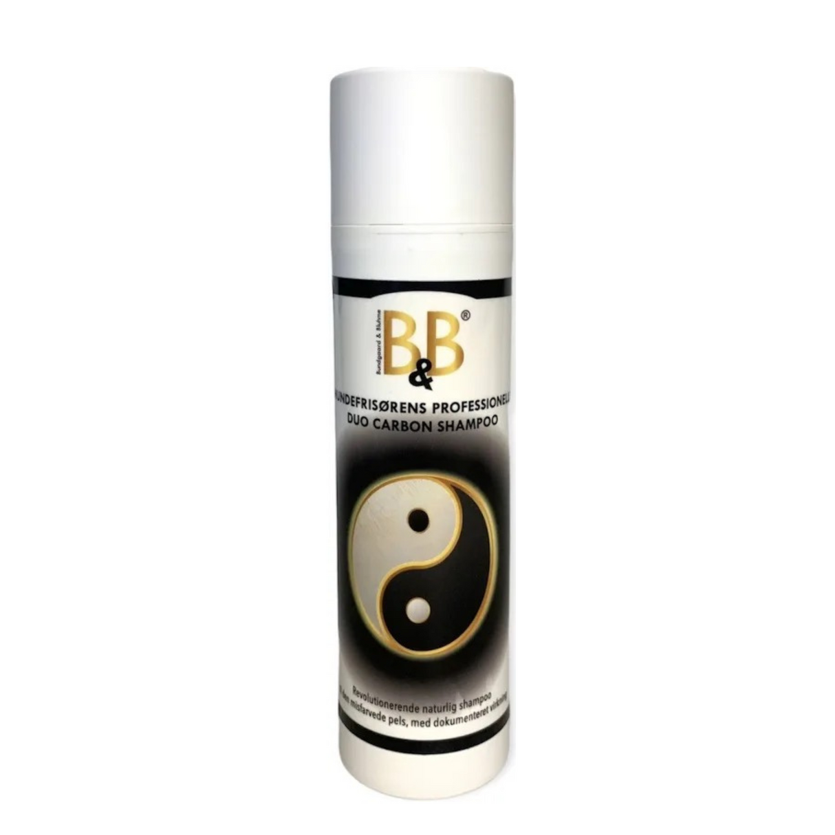 B&B Hundefrisørens professionelle Duo Carbon shampoo – mod misfarvning