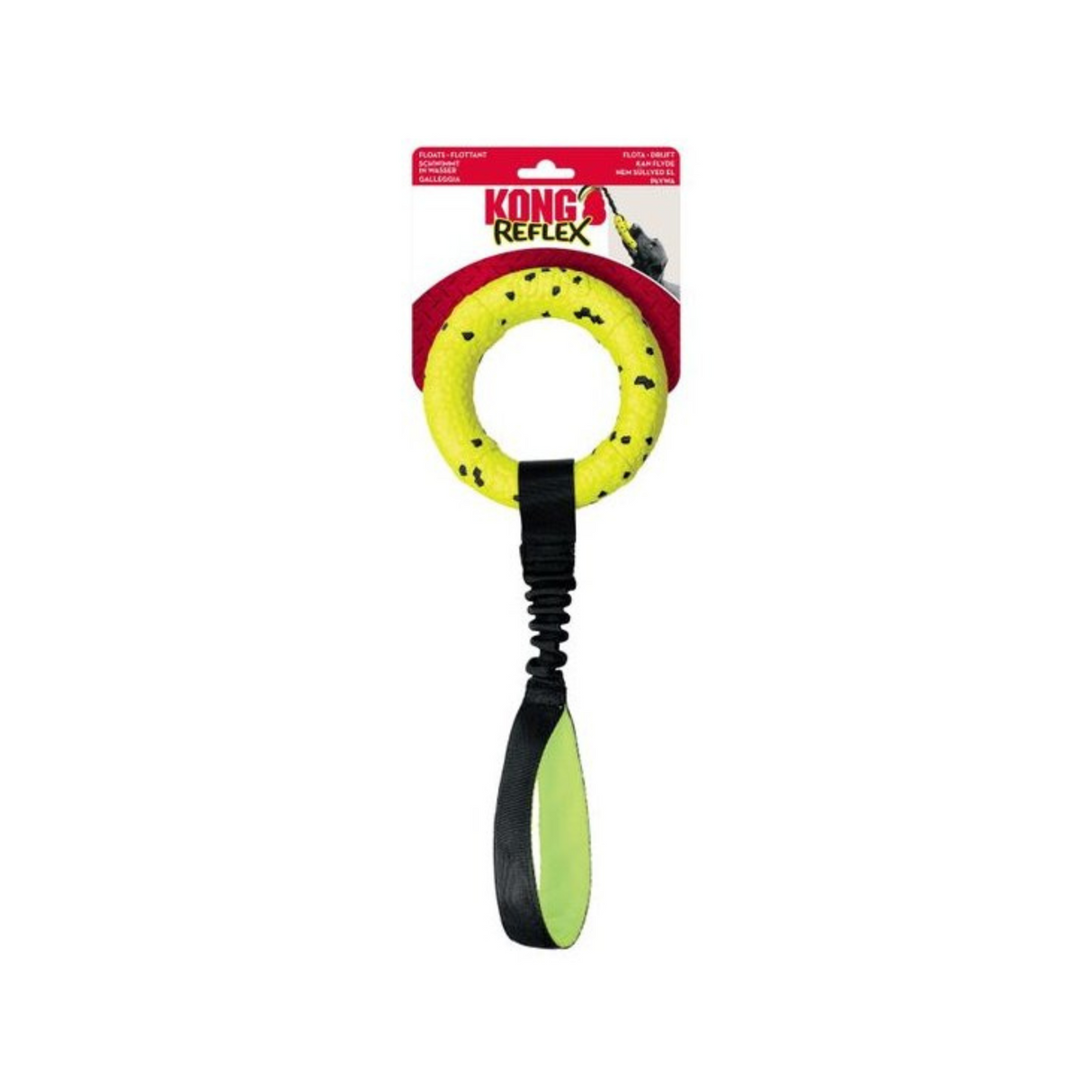 Kong Reflex Tug – Ekstremt holdbart legetøj til apportering & tovtræk (40 cm)