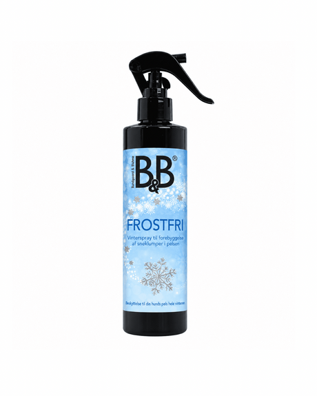 B&B Frostfri Vinterspray – pelspleje til vinterens hundeture