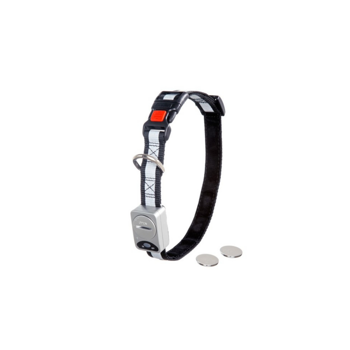 Karlie Nylon Reflex Halsbånd m. LED – Sikkerhed i Mørket (3 Størrelser)