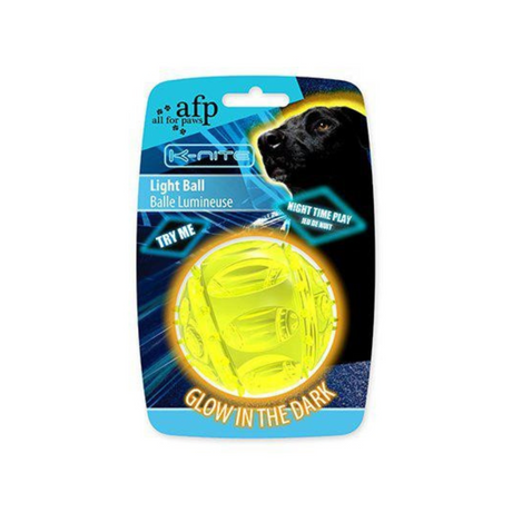 K-Nite Light Ball – Selvlysende Bold til Aftenleg (Ø 7,5 cm)