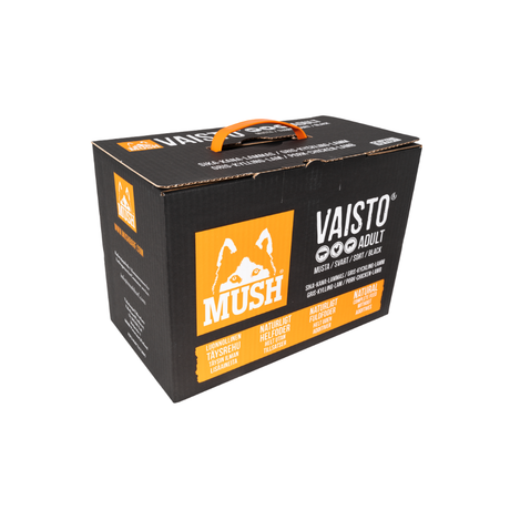 MUSH Vaisto® Sort & Grå – energirigt BARF til aktive hunde