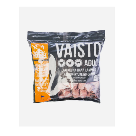 MUSH Vaisto® Sort & Grå – energirigt BARF til aktive hunde