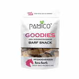 Pamico frysetørrede hestehjerter – naturlig og næringsrig snack til hund og kat